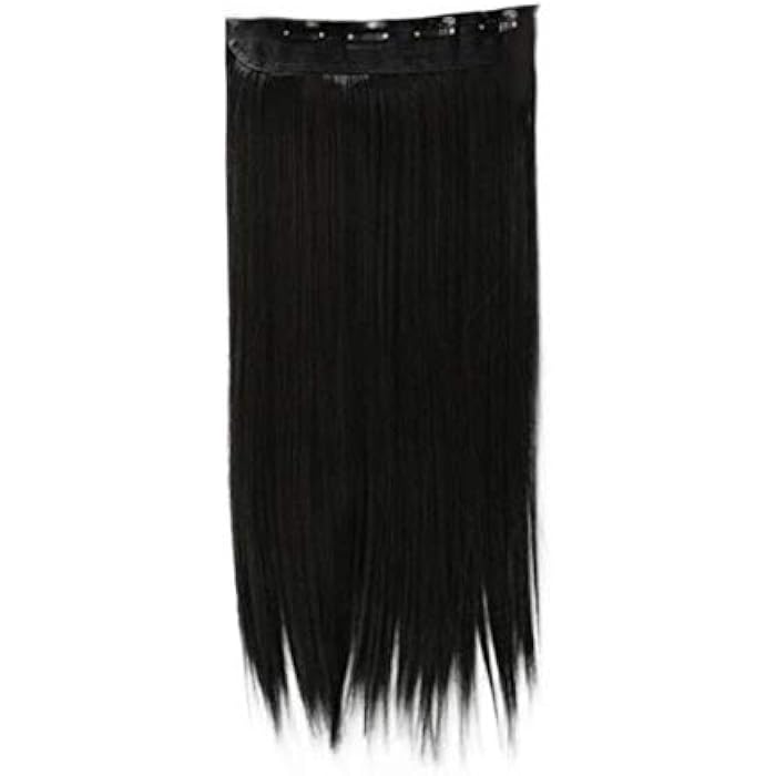 DILLARDS Fashion Lady's Long Hair Extension Black 60Cm - Image 4